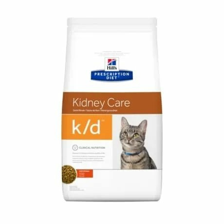 Hills Prescription Diet  Feline K/D 1.5 kg - krónikus vese- és szívelégtelenség; urát és cisztin