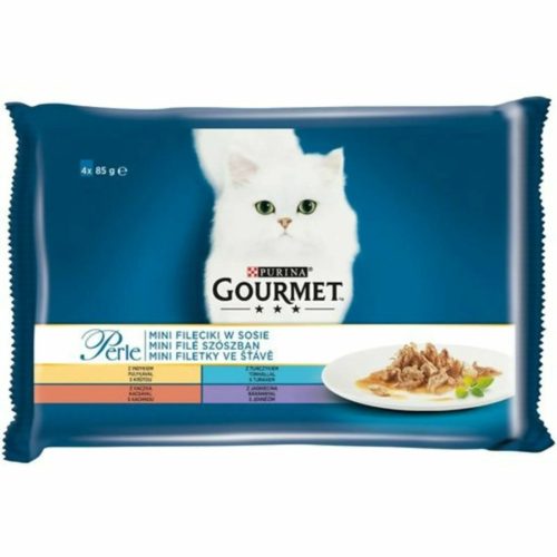 Gourmet Perle Mini filé szószban pulyka/tonhal/kacsa/bárány 4x85g