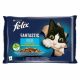 Felix Fantastic Duo Multipack Halas Válogatás Zöldségekkel Aszpikban 4x85g