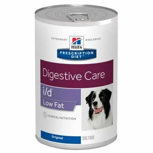 Hills Prescription Diet  Canine I/D Low Fat 360 g - zsírszegény diétára jól reagáló  GI rendellen