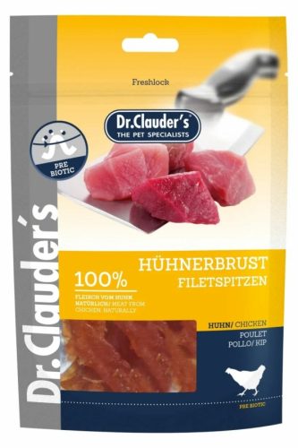 Dr.Clauders Dog Jutalomfalat Premium Csirkefilé Csíkok 80g