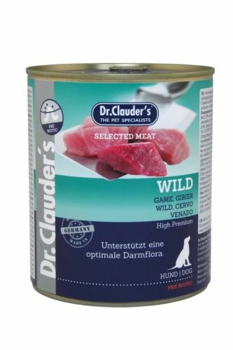 Dr.Clauders Dog Selected Meat Vadas konzerv 800g