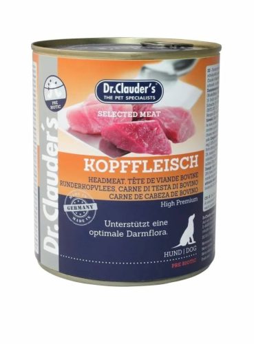 Dr.Clauders Dog Selected Meat Fejhúsos konzerv 800g