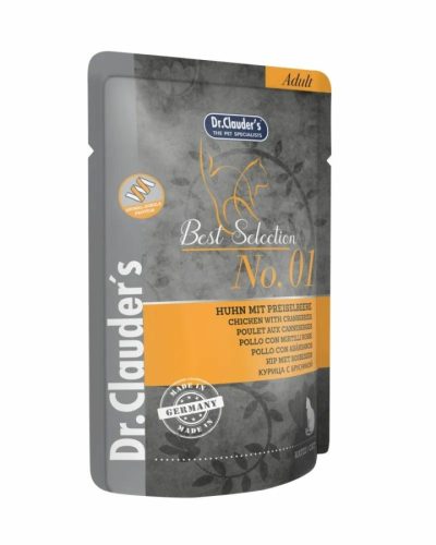 Dr.Clauders Best Selection Cat No1 alutasak csirke tőzegáfonyával - Mono Protein 85g