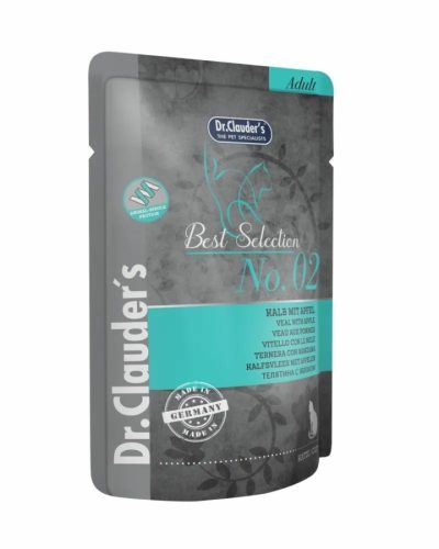 Dr.Clauders Best Selection Cat No2 alutasak borjú almával - Mono Protein 85g