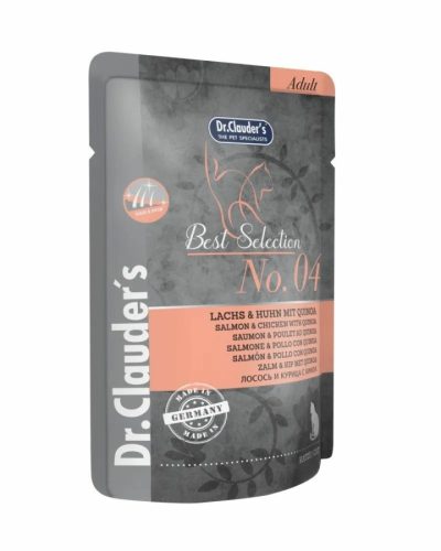 Dr.Clauders Best Selection Cat No4 alutasak lazac&csirke quinoával - Hair&Skin 85g
