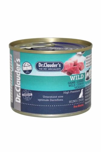Dr.Clauders Dog Selected Meat Vadas konzerv 200g