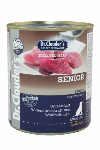 Dr.Clauders Selected Meat Senior konzerv 800g
