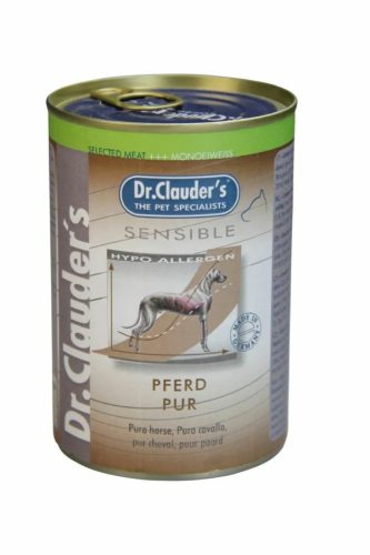 Dr.Clauders Selected Meat Sensible Ló Pure lovas konzerv 400g