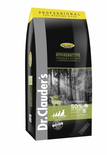 Dr.Clauders Best Choice Adult Hyposensitive Szarvas&Burgonya All breed 20kg