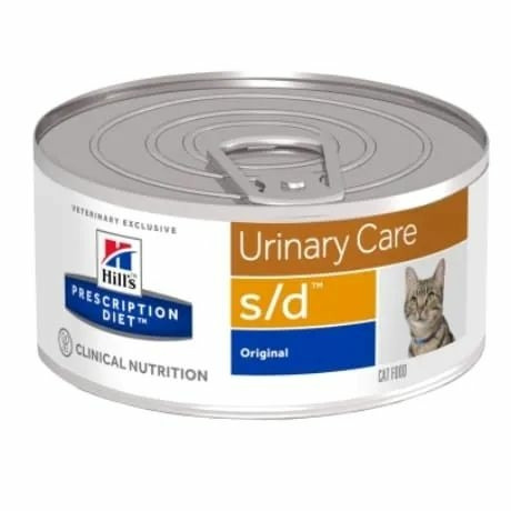 Hills Prescription Diet  Feline S/D 156 g - struvit húgykő feloldás