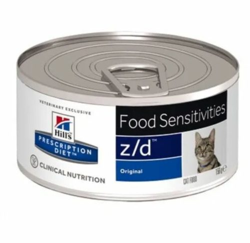 Hills Prescription Diet  Feline Z/D 156 g - táplálékallergia étredni kezelése, kimutatása eliminá