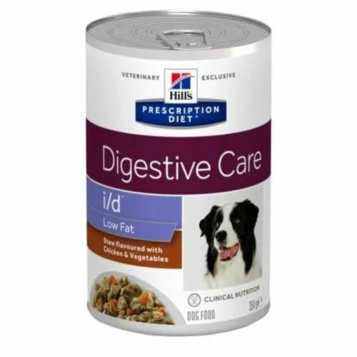 Hills Prescription Diet  Canine I/D Low Fat 354 g - zsírszegény diétára jól reagáló  GI rendellen