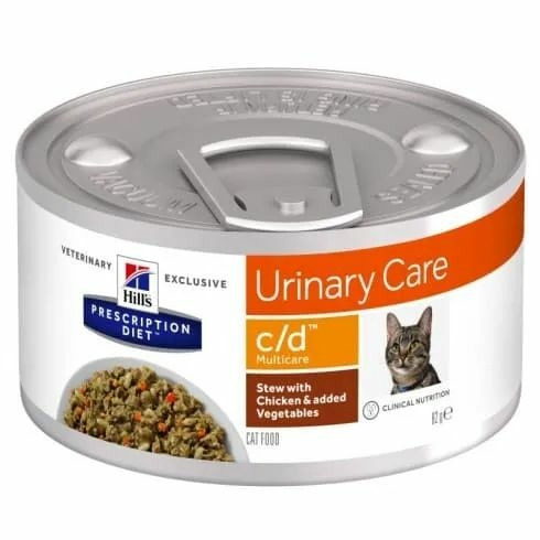 Hills Prescription Diet  Feline C/D Multicare 82 g - struvit és kalcium-oxalát húgykövesség