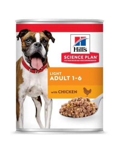 Hills Science Plan Canine Adult Light Chicken Konzerv 370 g