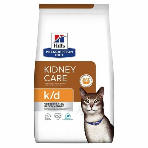 Hills PD Feline K/D 3 kg Tonhal - krónikus vese- és szívelégtelenség; urát és cisztin hú