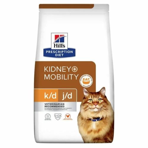 Hills PD Feline K/D + Mobility 3 kg - krónikus vesebetegség és izületi támogatás