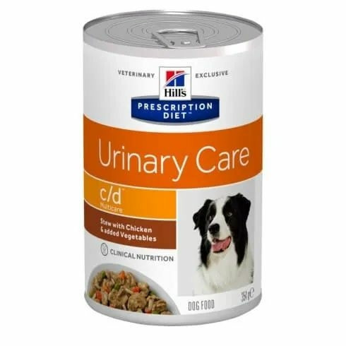 Hills Prescription Diet  Canine C/D 370 g - struvit és kalcium-oxalát húgykövesség