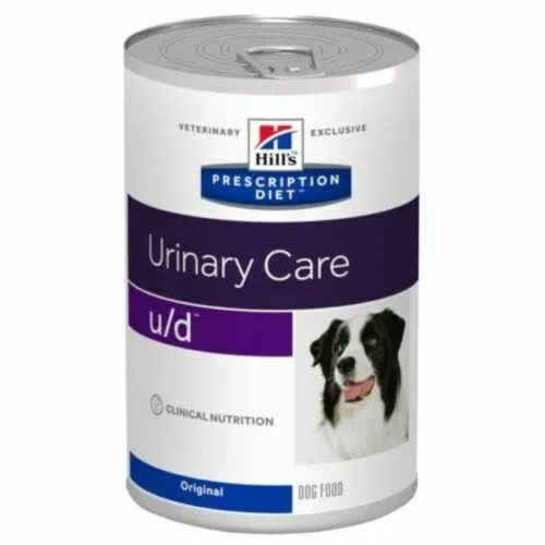 Hills Prescription Diet  Canine U/D 370 g - urát- és cisztin-húgykövek feloldása; urát-, oxalát-,