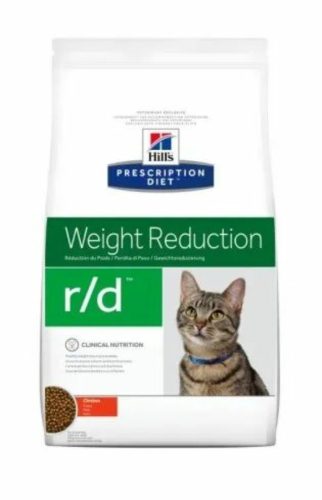 Hills Prescription Diet  Feline R/D 1.5 kg - elhízás, fibrát kezelés