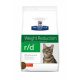 Hills Prescription Diet  Feline R/D 1.5 kg - elhízás, fibrát kezelés