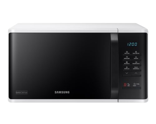 Samsung MS23K3513AW/EO Szabadonálló solo mikrohullámú sütő Gyors kiolvasztás funkcióval 23 L, fehér