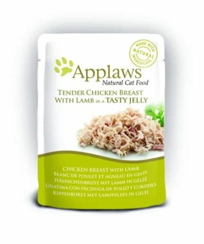 Applaws Cat Tasakos Csirkehús Bárányhússal Zselében, 70g