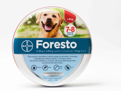 Foresto bolhanyakörv nagytestű kutya 8 kg felett