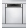 Whirlpool WBC 3C26 X programok száma: 8, beépíthető, 14 terítékes mosogatógép