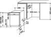 Whirlpool WBC 3C26 X programok száma: 8, beépíthető, 14 terítékes mosogatógép