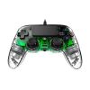 Nacon 2804956 Compact PS4 vezetékes átlátszó-halványzöld kontroller