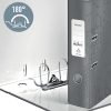 Leitz 180 fok Wow A4 8cm sárga iratrendező