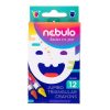 Nebulo Jumbo háromszög alakú 12db-os vegyes színű zsírkréta készlet