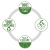 Esselte No.1 A4 75 mm piros 100%-ban újrahasznosított kartonból iratrendező