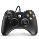 PRC PRCX360WRDBK Xbox 360/PC vezetékes fekete kontroller