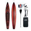 Act!ive SB-001-Racer Ocean Springs piros-fekete SUP deszka 425cm/180kg, tartozékokkal