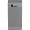 Beko DVS05024S ezüst, programok száma: 5, keskeny szabadonálló, 10 terítékes mosogatógép