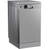 Beko DVS05024S ezüst, programok száma: 5, keskeny szabadonálló, 10 terítékes mosogatógép