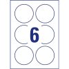 Avery 6229-10 fehér 80mm 10 ív univerzális címke köretikett