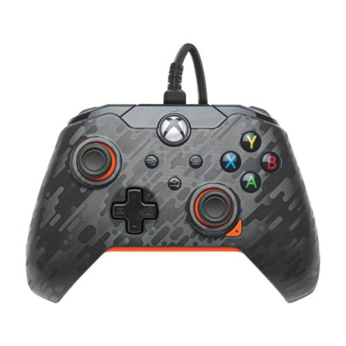 PDP 049-012-CMGO Atomic Xbox Series X|S/Xbox One/PC vezetékes fantom fekete kontroller
