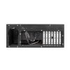 Lanberg SC01-4504-08B 19" 4U SZÉL:430mm MÉLY:450mm MAG:177mm táp nélküli rack szerver ház