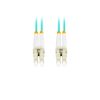 Lanberg FO-LULU-MD31-0010-TQ duplex optikai patch kábel 4xLC/UPC csatlakozóval, 50/125 LSZH OM3, 1m