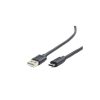 Gembird CCP-USB2-AMCM-1M 1m USB A apa - USB C apa fekete kábel