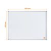 Nobo Essential 60x45cm acél mágneses fehértábla