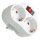 Anco 321332 fehér adapter 2 földelt dugalj kapcsolóval