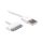 Akyga Apple 30pin -> USB 2.0 A M/M adatkábel 1m fehér