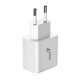Genius PD-20AC 20W USB/Type-C fehér hálózati adapter