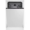 Beko BDIS38120Q programok száma: 8, keskeny beépíthető, 11 terítékes mosogatógép