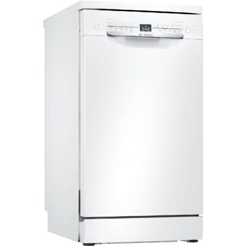 Bosch SPS2IKW10E fehér, programok száma: 5, keskeny szabadonálló, 9 terítékes mosogatógép
