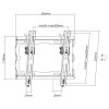 Sbox PLB-3422T-2 23"-43" dönthető fali TV konzol